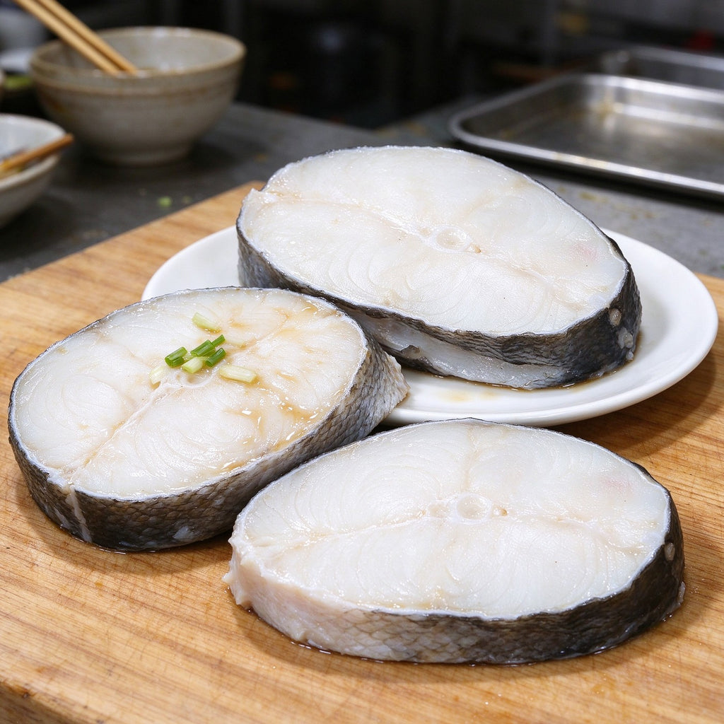 Thick-Cut Fresh Cod Steaks