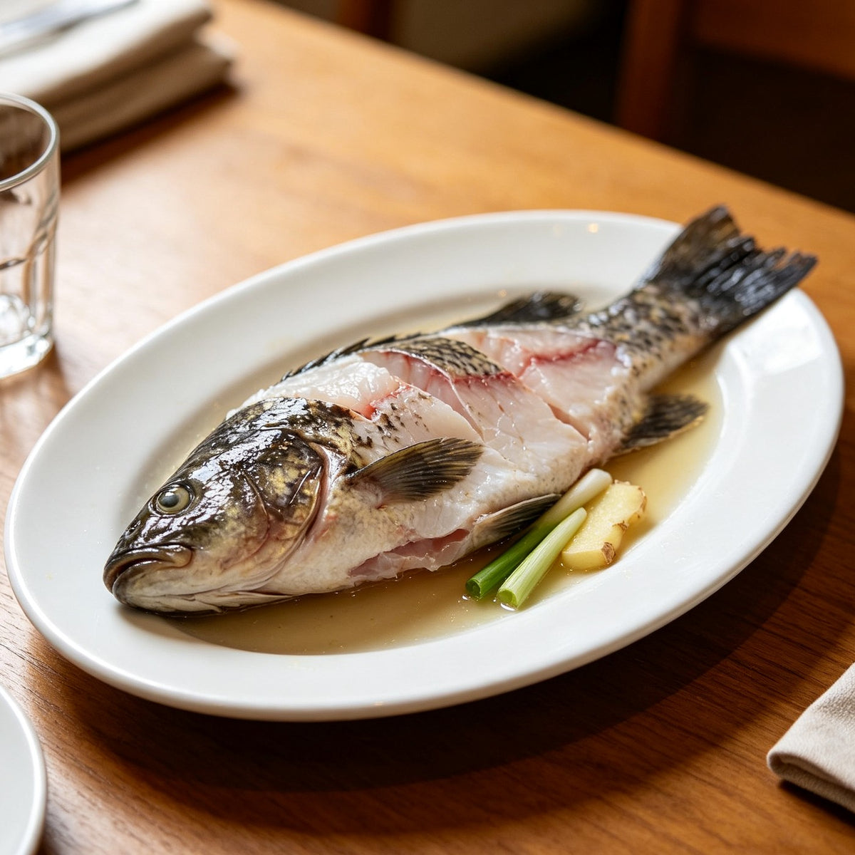 Whole Steamed Grouper